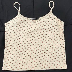 Brandy Melville Tank with floral print.